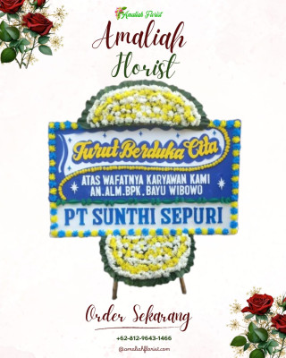 Papan Bunga Duka di Permata Intan