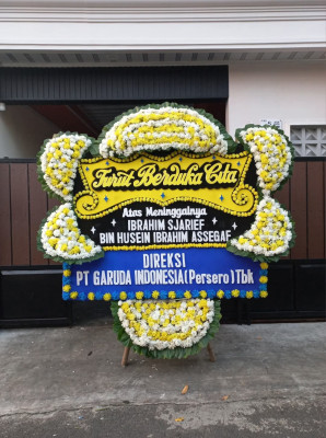 Papan Bunga Duka di Permata Intan