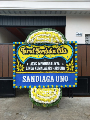 Papan Bunga Duka di Permata Intan